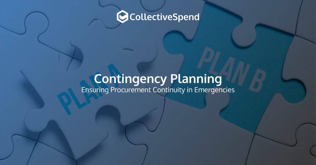 Procurement Continuity Planning for Emergencies
