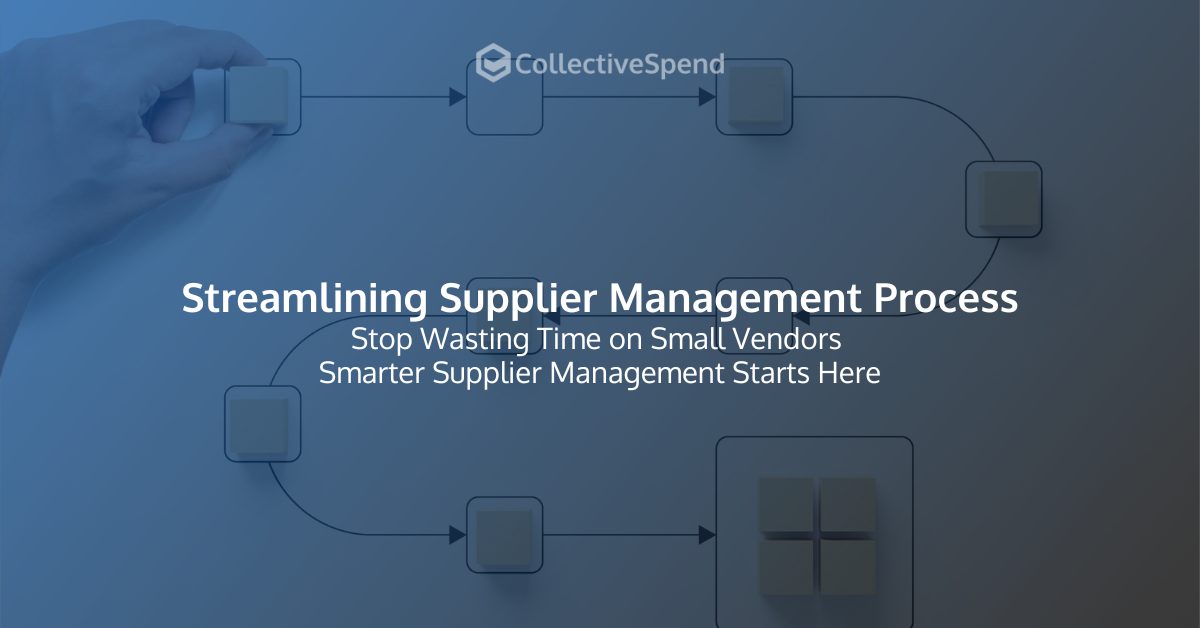 Streamlining Supplier Management Efficiently